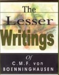 lesser writings