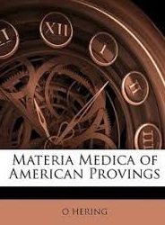 materia medica of american provings hering
